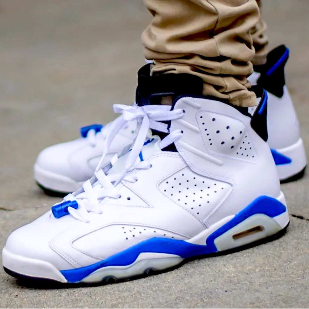 Air Jordan 6 Retro ‘Sports Blue’ 2014 | men’s size 7.5us